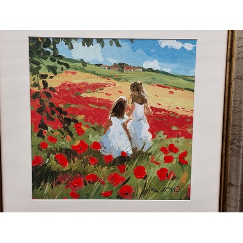 1201 - Sherree Valentine Daines, 'Innocent Days II', initialled and numbered 156/195, certificated verso, h... 