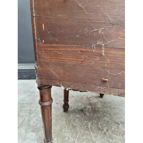 1017 - An unusual antique continental walnut corner cupboard, 88cm wide.