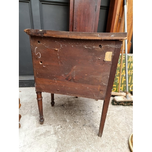 1017 - An unusual antique continental walnut corner cupboard, 88cm wide.