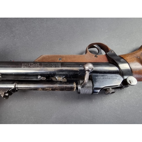 577 - A rare 1930s Webley Mk2 service rifle, with .22 cal removable barrel, Serial No.10884.... 