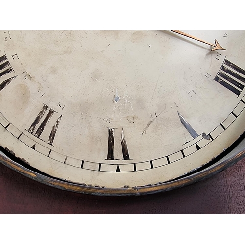 1098 - A Scottish George III mahogany eight day longcase clock, the 12in circular dial with centre date, 22... 