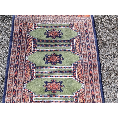 1113 - A small Persian prayer mat, 87 x 63cm.