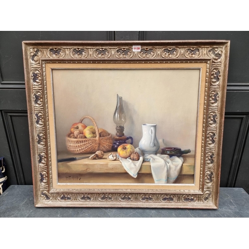 1138 - Robert Chailloux, 'Nature Morte au Pot Blanc', signed, labelled verso, oil on canvas,... 