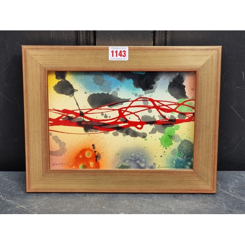 1143 - Denis Bowen, 'Hiroshige', signed and dated 2009, mixed media, 16.5 x 24cm.