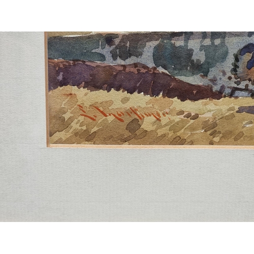 1177 - J Barnes, 'Catbells and Derwentwater', signed and dated 1904, watercolour, 22.5 x 32.5cm; toget... 