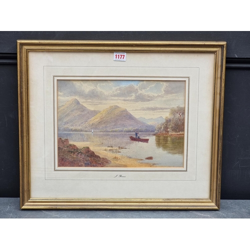 1177 - J Barnes, 'Catbells and Derwentwater', signed and dated 1904, watercolour, 22.5 x 32.5cm; toget... 