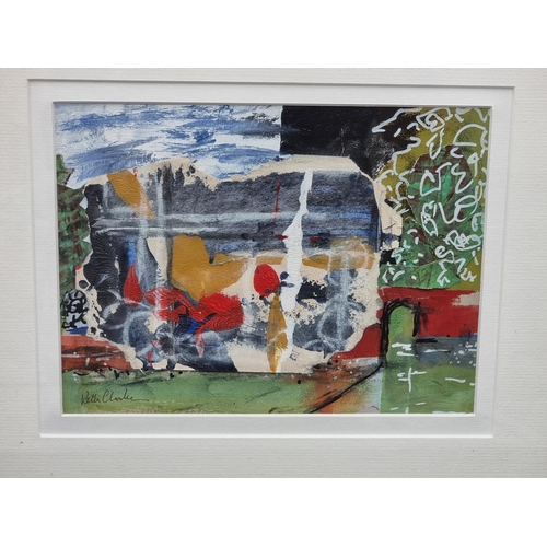 1183 - Peter Clarke (b.1934), 'Secret Garden', signed, mixed media, 18.5 x 25cm.  ... 