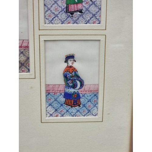 1192 - Chinese School, 19th century, figure studies, a set of ten, watercolour on rice paper, 10.5 x 7cm, f... 