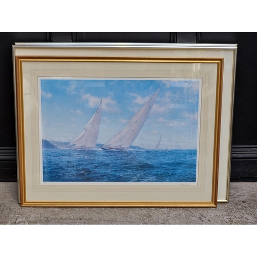 1196 - Robert Taylor, 'HMS Cavalier'; 'HMS Kelly', a pair, each signed by the artist and Earl Mountbatten o... 