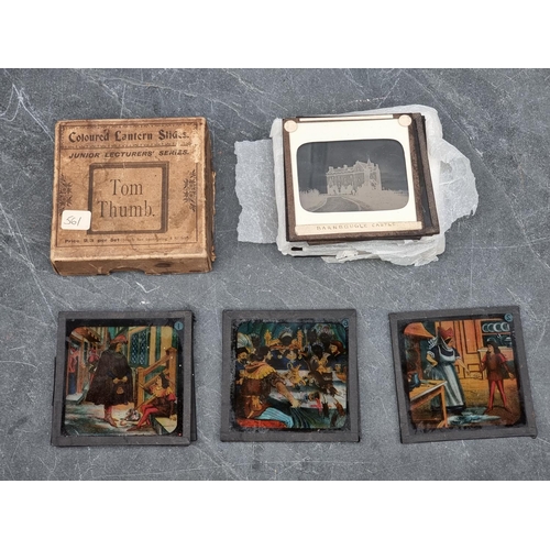 1406 - A small collection of magic lantern slides.