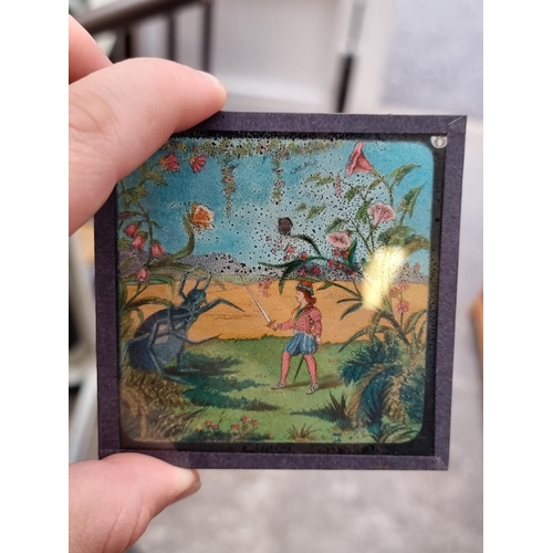 1406 - A small collection of magic lantern slides.