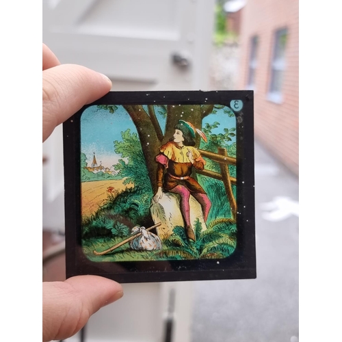 1406 - A small collection of magic lantern slides.