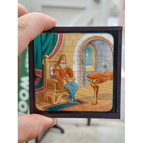 1406 - A small collection of magic lantern slides.