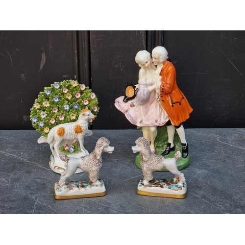 1449 - A Royal Doulton 'The Perfect Pair' figure group, HN581, (restoration to base); together with a Samso... 