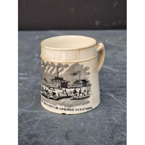 1460 - An 1862 International Exhibition commemorative jug, 17cm high; together with a small group of V... 