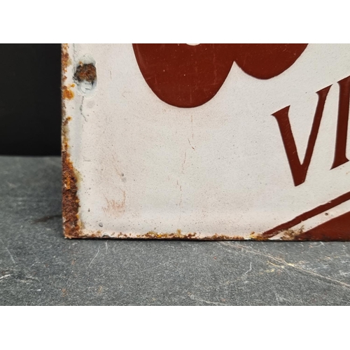 1693 - Advertising: a vintage enamel double-sided 'Westminster Virginia Cigarettes' sign, 38 x 53cm.... 