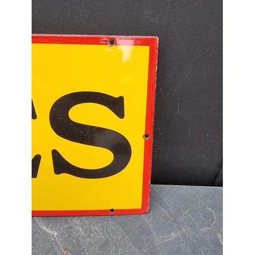 1701 - Advertising: a good pair of enamel 'Dunlop' 'Tyres' signs, 29 x 76cm and 29 x 73.5cm respectively. (... 