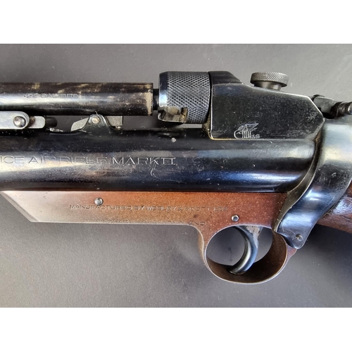 577 - A rare 1930s Webley Mk2 service rifle, with .22 cal removable barrel, Serial No.10884.... 