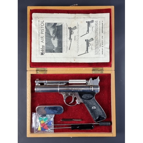 584 - A Webley Premier .177 cal air pistol, Serial No.724, boxed.