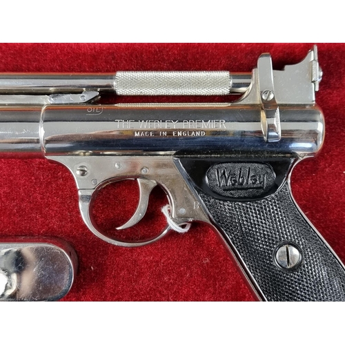 584 - A Webley Premier .177 cal air pistol, Serial No.724, boxed.