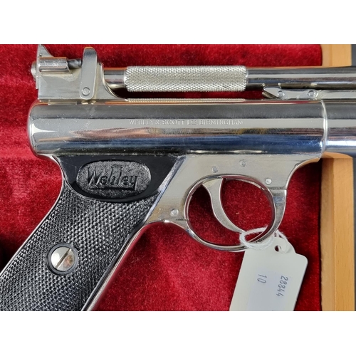 584 - A Webley Premier .177 cal air pistol, Serial No.724, boxed.