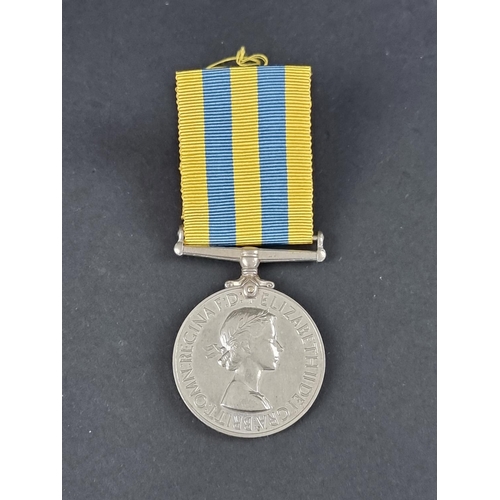 595 - Medals: a Queen's Korea Medal, to: 2670658 Sgt. C.W. Hipwell, R.A.P.C.