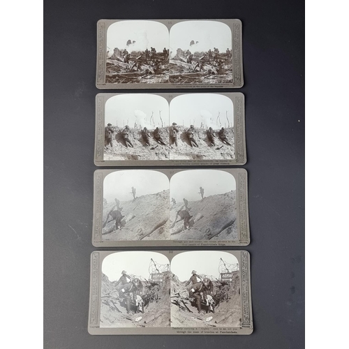 739 - A boxed set of stereoscopic cards, titled 'Official Series The Great War', by Realistic Travels Lond... 