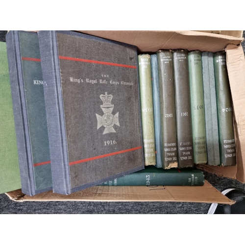 770 - Books: a quantity of military chronicles for The Rifle Brigade; The Royal Green Jackets and The King... 