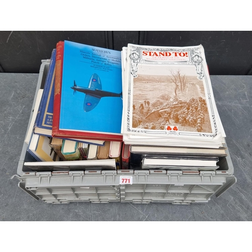 771 - Books: a quantity of military history publications and collectors' guides.