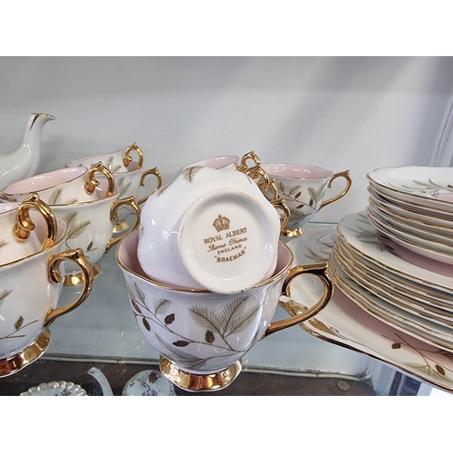 1327 - A Royal Albert 'Braemar' pattern part tea and coffee service. 