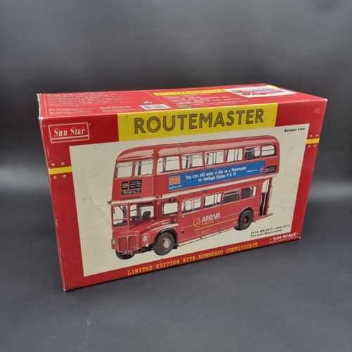 1 - Sun Star: a boxed limited edition 1/24 scale model 'The Last Routemaster', No.RM2217, with cert... 