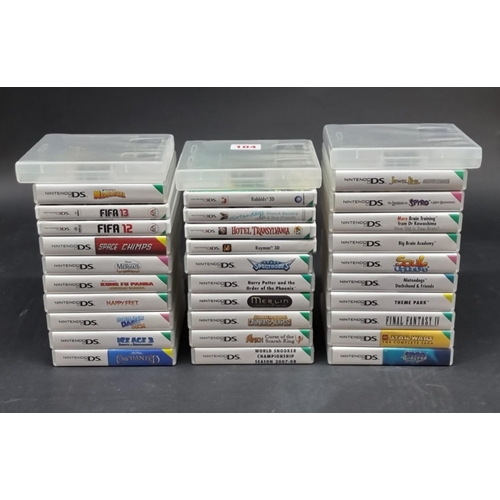 104 - Video Games: a collection of Nintendo DS and 3DS games, each boxed, most with manuals. (33)... 