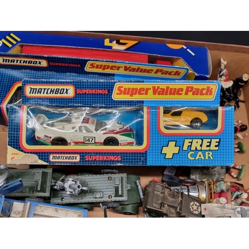 111 - Diecast: a quantity of Lone Star military vehicles; together with two Britains Land Rovers, two boxe... 