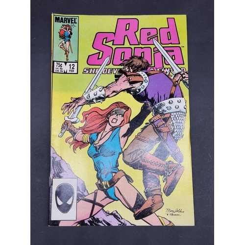 119 - Comics: a collection of approximately 68 Marvel and DC comics, containing issues of 'Red Sonja'... 