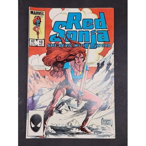 119 - Comics: a collection of approximately 68 Marvel and DC comics, containing issues of 'Red Sonja'... 