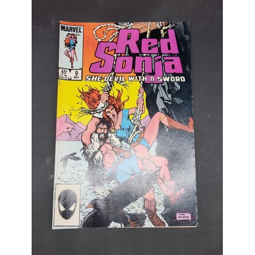 119 - Comics: a collection of approximately 68 Marvel and DC comics, containing issues of 'Red Sonja'... 