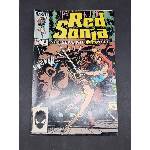 119 - Comics: a collection of approximately 68 Marvel and DC comics, containing issues of 'Red Sonja'... 