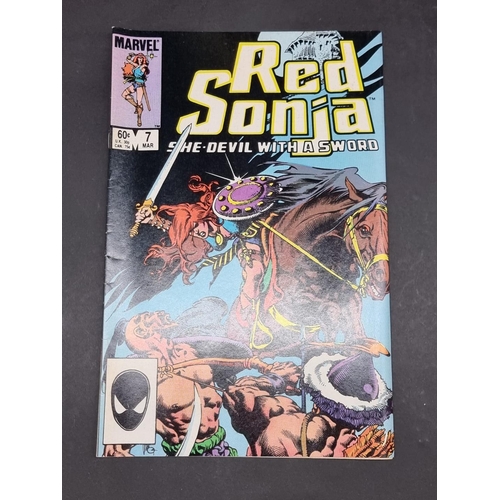 119 - Comics: a collection of approximately 68 Marvel and DC comics, containing issues of 'Red Sonja'... 