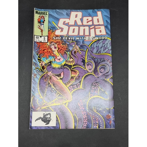 119 - Comics: a collection of approximately 68 Marvel and DC comics, containing issues of 'Red Sonja'... 