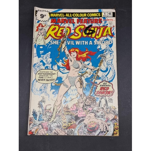 119 - Comics: a collection of approximately 68 Marvel and DC comics, containing issues of 'Red Sonja'... 