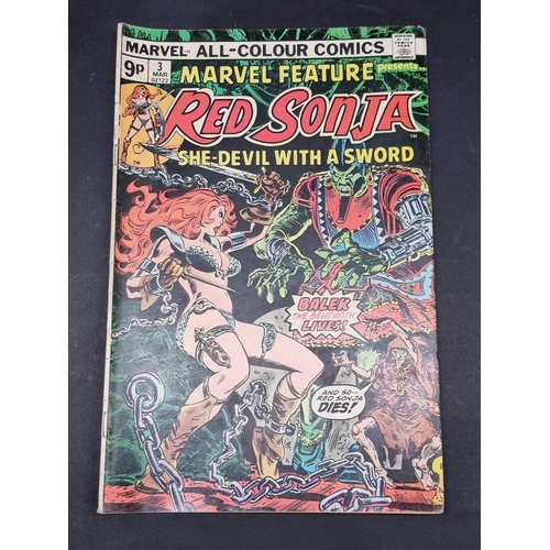 119 - Comics: a collection of approximately 68 Marvel and DC comics, containing issues of 'Red Sonja'... 