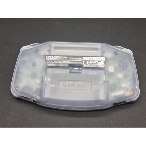 12 - Video Games: a 'Glacier' Nintendo Game Boy Advance, together with 'Kirby - Nightmare in Dr... 