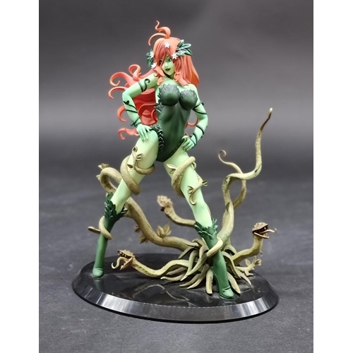 121 - Kotobukiya: an unboxed Poison Ivy bishoujo statue, 22cm high including base.