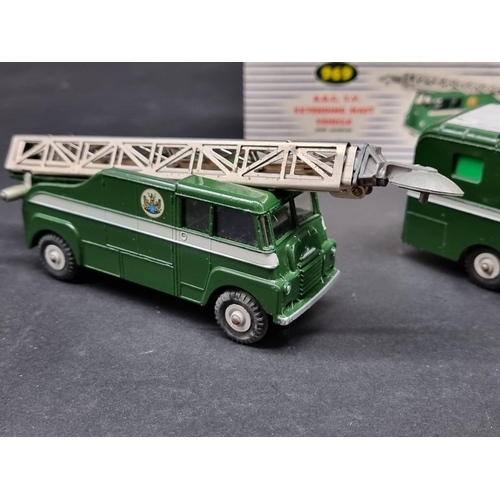 122 - Dinky: a good 'B.B.C. T.V. Extending Mast Vehicle', in original box and with satellite dish acc... 