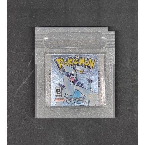 126 - Video Games: a Pokémon Silver game cartridge for the Game Boy Color system.... 