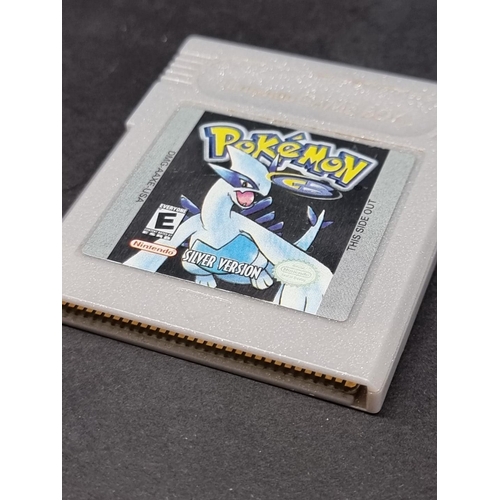 126 - Video Games: a Pokémon Silver game cartridge for the Game Boy Color system.... 