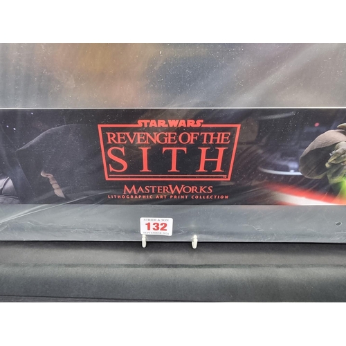 132 - Star Wars: MasterWorks: a sealed 'Revenge of the Sith' lithographic art print collection; toget... 