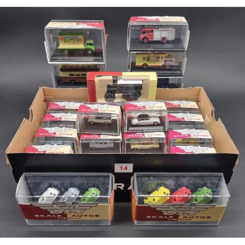 14 - Hornby: Skale Autos: a group of forty 1:76 scale diecast vehicles, all boxed.