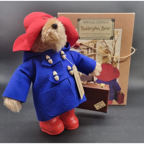 16 - Paddington Bear: a Special Edition bear No.1888/5000 by Gabrielle Designs, in original box with suit... 