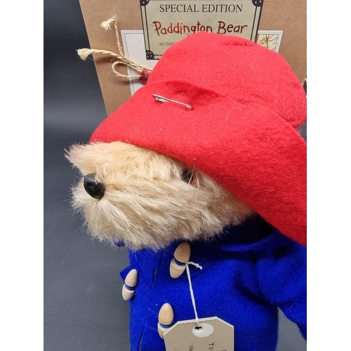 16 - Paddington Bear: a Special Edition bear No.1888/5000 by Gabrielle Designs, in original box with suit... 